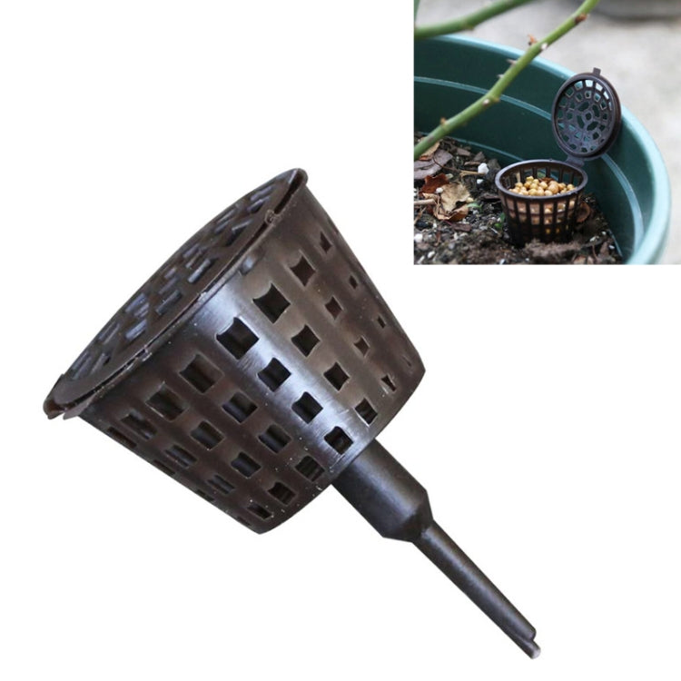10 pièces d'outils de bonsaï, produits de jardinage, boîtes d'engrais pour bonsaï avec couvercle, petite taille : 4 x 3 cm, petite taille : 4 x 3 cm