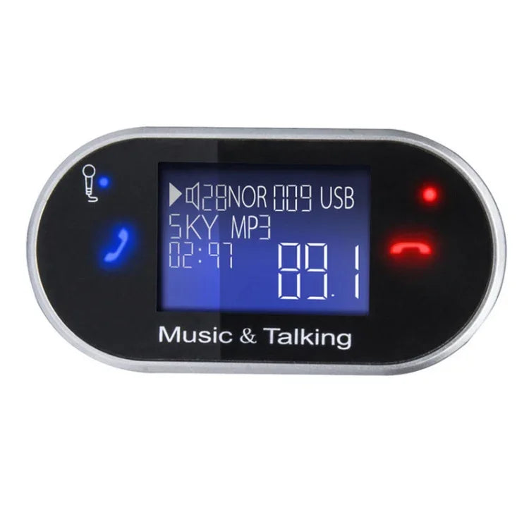 630C Lecteur MP3 audio de voiture en forme de cuisse de poulet, kit mains libres Bluetooth pour voiture, transmetteur FM, 630C