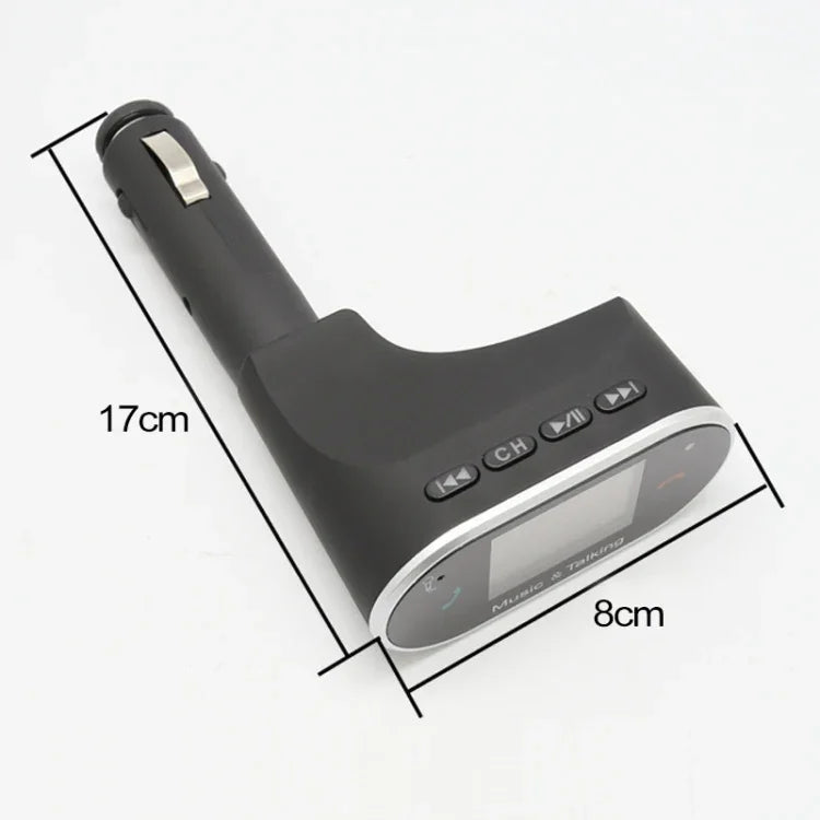 630C Lecteur MP3 audio de voiture en forme de cuisse de poulet, kit mains libres Bluetooth pour voiture, transmetteur FM, 630C