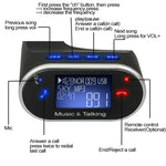 630C Lecteur MP3 audio de voiture en forme de cuisse de poulet, kit mains libres Bluetooth pour voiture, transmetteur FM, 630C