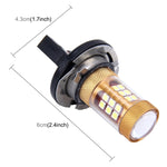 2 PCS H15 10W 1300 LM 6500K 28 SMD-3030 LEDs Car Fog Lights, DC 12V, H15
