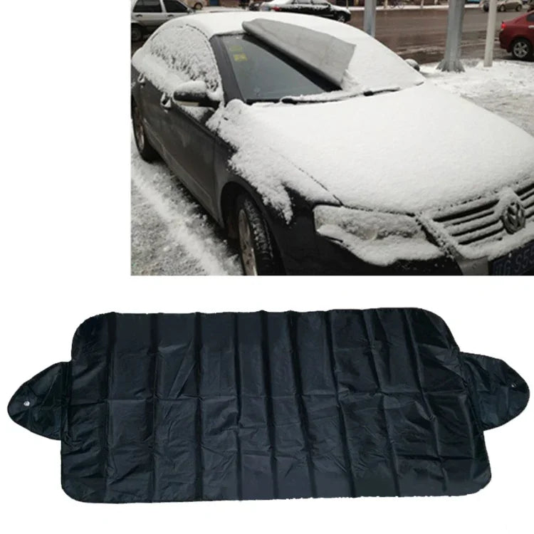 Pare-soleil pour pare-brise de voiture, protection hiver contre la neige, couverture pare-brise avant auto contre la neige / pluie / gel / soleil, Taille : 150 x 70cm, Livraison couleur aléatoire, 150x70cm