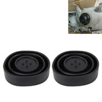 2 PCS Universal Car LED Headlight HID Xenon Lamp Silicone Dust Cover Seal Caps LED Headlight Seal Dust Seal Cover Dust Cover, Universal Dust Cover