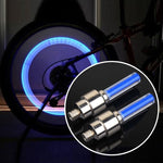 2 lampes de pneu de roue avec batterie pour voiture / moto / vélo