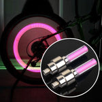 2 lampes de pneu de roue avec batterie pour voiture / moto / vélo