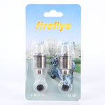 2 lampes de valve de pneu avec batterie pour voiture / moto / vélo
