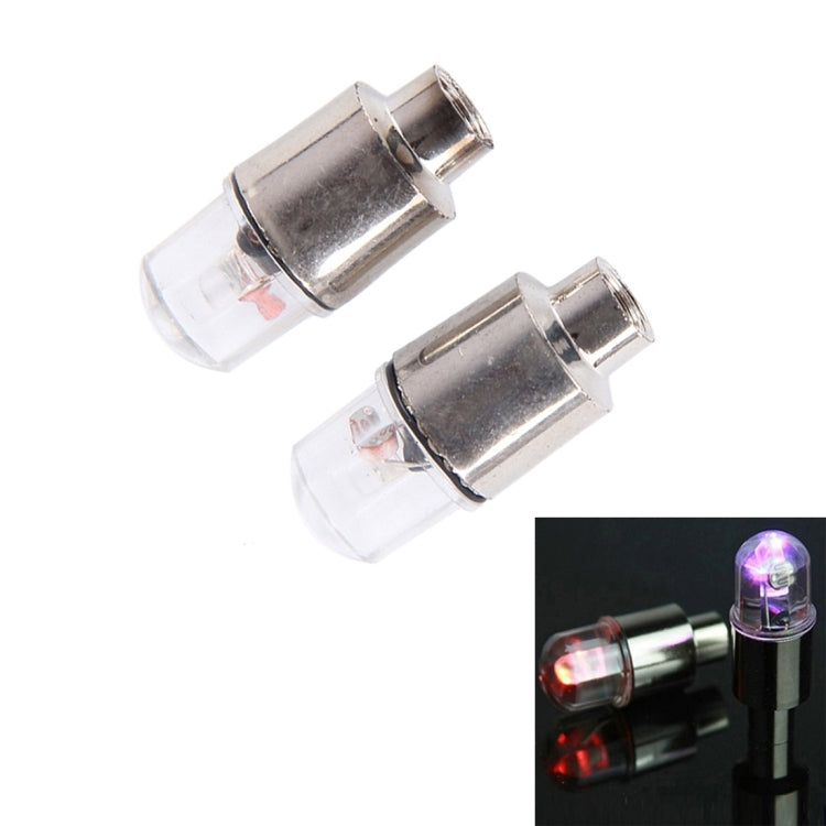 2 lampes de valve de pneu avec batterie pour voiture / moto / vélo