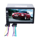 7010B HD 2 Din 7 pouces Autoradio Bluetooth Récepteur Lecteur MP5, Support FM & USB & Carte TF, 7010B