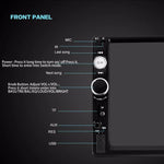 7010B HD 2 Din 7 pouces Autoradio Bluetooth Récepteur Lecteur MP5, Support FM & USB & Carte TF, 7010B