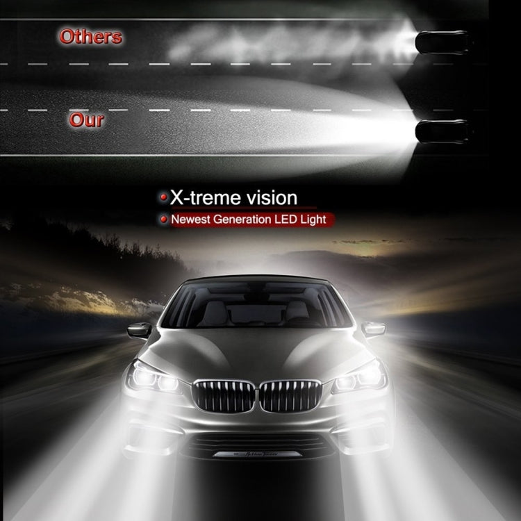 2pcs 880/881 18W 1800LM 6000K Waterproof IP68 Car Auto LED Headlight with 2 COB LED Lamps, DC 9-36V, 880/881