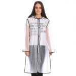 Poncho avec bordure en EVA, design bord conjointe, bord de chapeau transparent, couvre-pluie imperméable pour extérieur, Taille : L, Convient pour une hauteur de 150-170cm, Taille : L