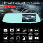 Enregistreur de voiture avec écran tactile LCD 5 pouces G705, miroir de vue arrière avec caméra séparée, angle de vue large de 170 degrés, support enregistrement en boucle / détection de mouvement / capteur G / carte TF, G705