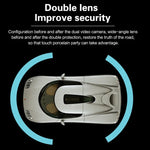 Enregistreur de voiture avec écran tactile LCD 5 pouces G705, miroir de vue arrière avec caméra séparée, angle de vue large de 170 degrés, support enregistrement en boucle / détection de mouvement / capteur G / carte TF, G705