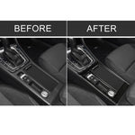 Car Carbon Fiber Water Cup Panel Decorative Sticker for Volkswagen Golf 7 2013-2017, Left Drive, Water Cup Panel