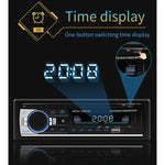 SWM-530 Autoradio universel 12 V avec double chargeur USB, lecteur MP3, support FM et Bluetooth avec télécommande, SWM-530