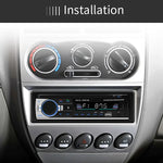 SWM-530 Autoradio universel 12 V avec double chargeur USB, lecteur MP3, support FM et Bluetooth avec télécommande, SWM-530