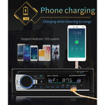SWM-530 Autoradio universel 12 V avec double chargeur USB, lecteur MP3, support FM et Bluetooth avec télécommande, SWM-530