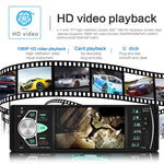 SWM-4022D Autoradio Universel HD 4.1 Pouces 12V Récepteur Lecteur MP5, Support FM & Bluetooth & Carte TF avec Télécommande, SWM-4022D