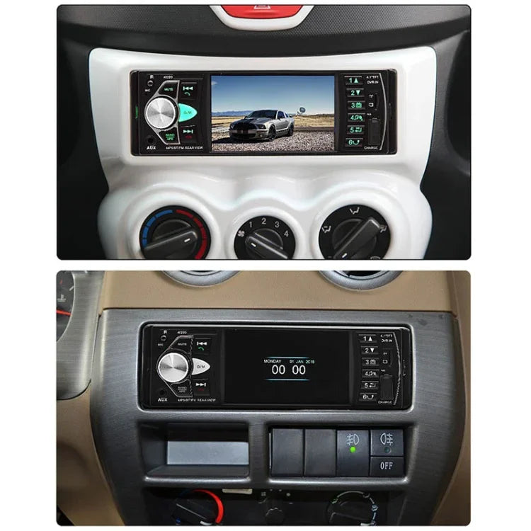 SWM-4022D Autoradio Universel HD 4.1 Pouces 12V Récepteur Lecteur MP5, Support FM & Bluetooth & Carte TF avec Télécommande, SWM-4022D