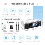 7805 Autoradio universel 4,1 pouces, lecteur MP5, prise en charge FM, Bluetooth et carte TF avec télécommande, 7805