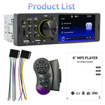 7805 Autoradio universel 4,1 pouces, lecteur MP5, prise en charge FM, Bluetooth et carte TF avec télécommande, 7805