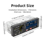 SWM-7805C Autoradio universel 4,1 pouces avec écran tactile, lecteur MP5, support FM et Bluetooth et carte TF avec télécommande, SWM-7805C