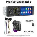 SWM-7805C Autoradio universel 4,1 pouces avec écran tactile, lecteur MP5, support FM et Bluetooth et carte TF avec télécommande, SWM-7805C