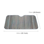 Pare-soleil pare-brise pour SUV, protection UV, taille : 140 x 75cm, 140*75cm