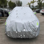 Housse de voiture SUV en PEVA, anti-poussière, imperméable et anti-soleil avec bandes de signalisation, 207inch (XXL)