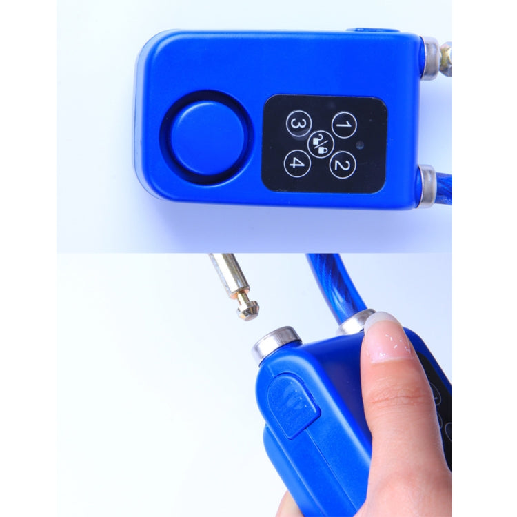 Alarme antivol à mot de passe pour vélo IP44 étanche alarme de vibration