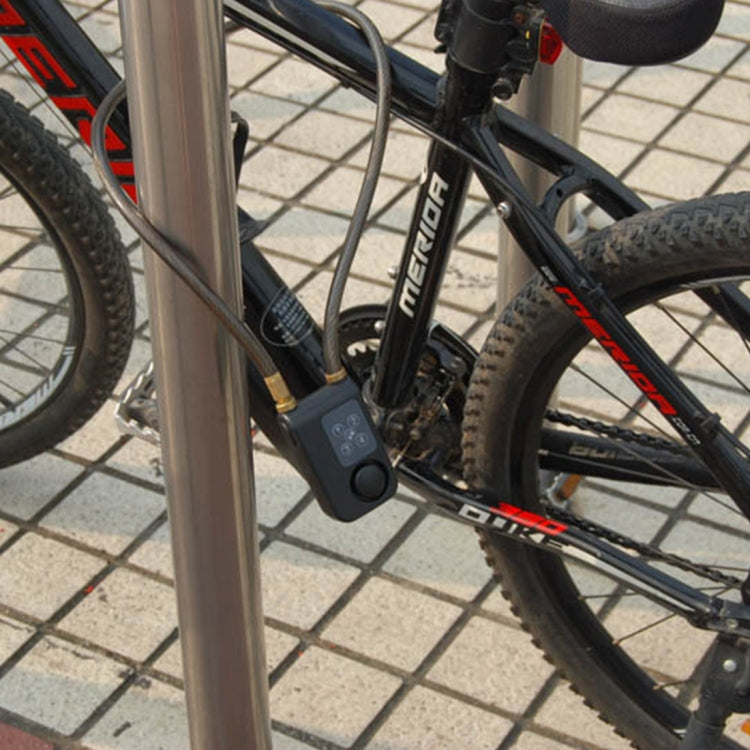Alarme antivol à mot de passe pour vélo IP44 étanche alarme de vibration