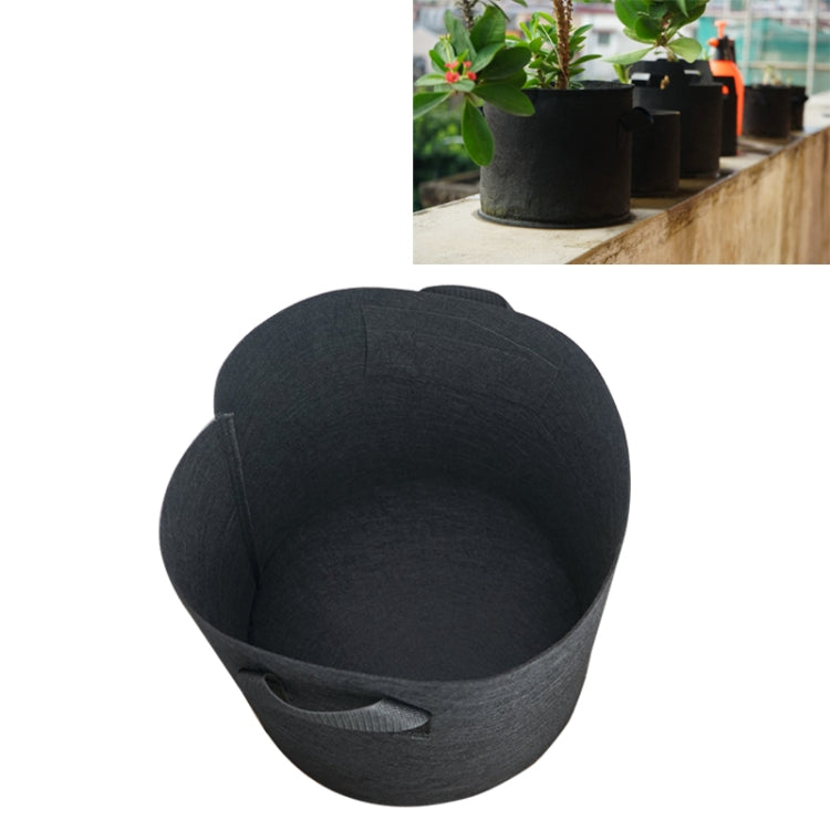Sac de culture 10 gallons, pot en tissu non tissé épaissi avec aération et poignée, 10 gallons