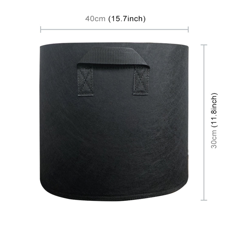 Sac de culture 10 gallons, pot en tissu non tissé épaissi avec aération et poignée, 10 gallons