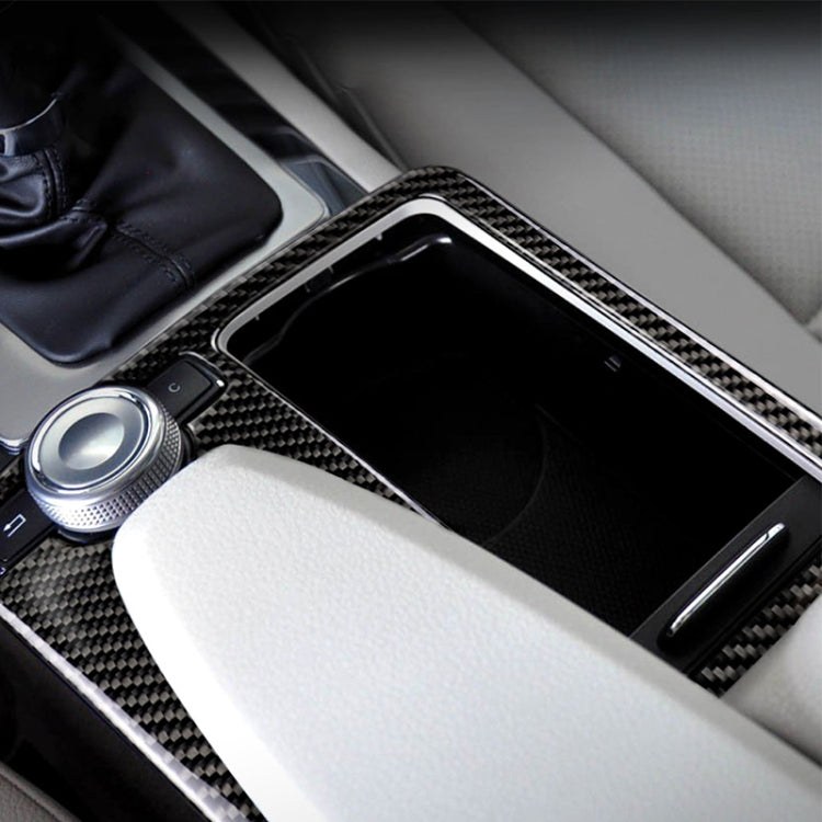 Car Carbon Fiber Left Drive Gear Position Panel Decorative Sticker for Mercedes-Benz W204 2007-2013 / W212 2010-2012, Left Drive Gear Position (W212)