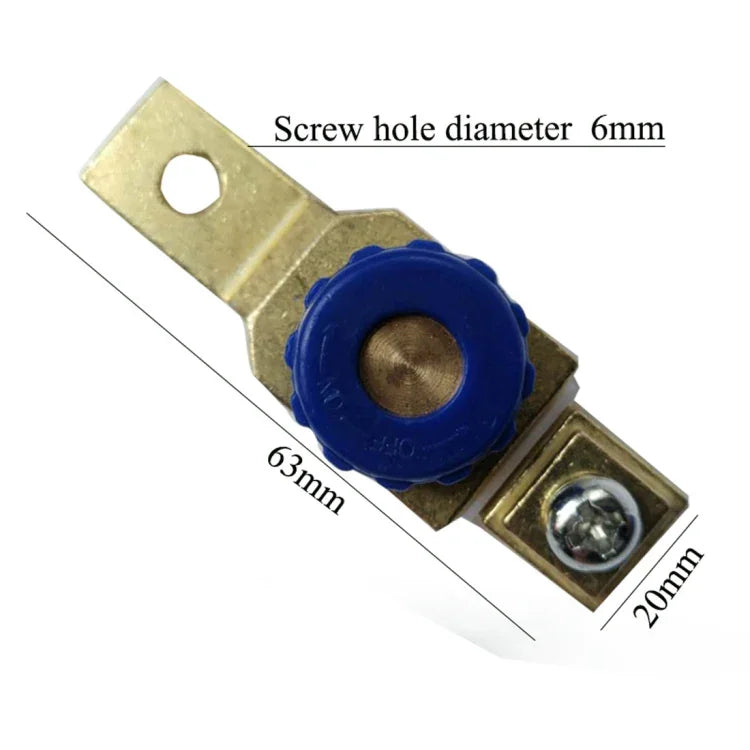 DC12V 80A Interrupteur de batterie de moto, coupe-circuit anti-fuite, interrupteur de batterie