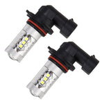 2 PCS HB4 / 9006 DC 12V 5W 250LM Auto Car Fog Lights with 16 SMD-2835 LED Bulbs (White Light), HB4 / 9006