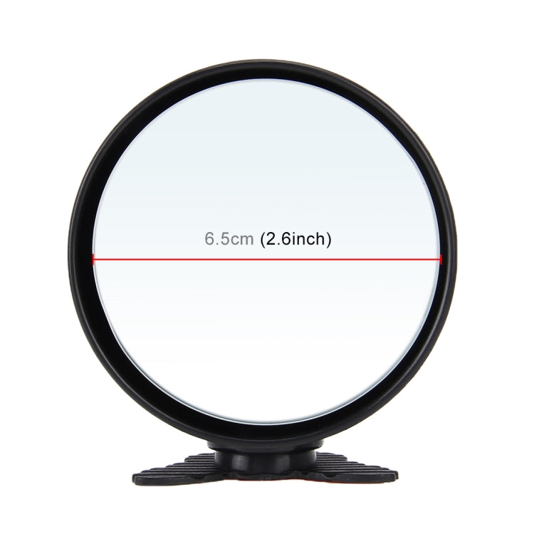 3R-044 Auxiliary Rear View Mirror Car Adjustable Blind Spot Mirror Wide Angle Auxiliary Rear View Side Mirror, 3R-044 (Black), 3R-044 (Silver), 3R-044 (White)