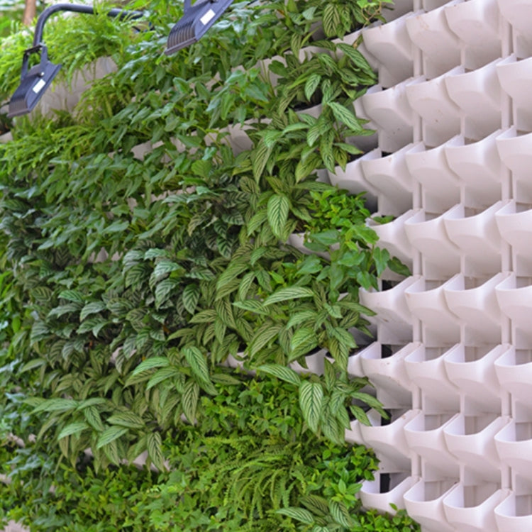 Pot de fleurs en PP suspendu mural, fournitures de jardin empilables suspendues