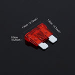 100 PCS 5Amp 7.5Amp 10Amp 15Amp 20Amp 25Amp 30Amp Add-a-circuit Fuse Tap Adapter Blade Fuse Holder(Big Size), Big Size
