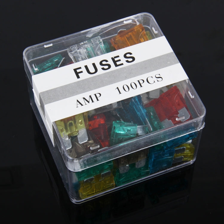 100 PCS 5Amp 7.5Amp 10Amp 15Amp 20Amp 25Amp 30Amp Add-a-circuit Fuse Tap Adapter Blade Fuse Holder(Big Size), Big Size