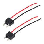 1 paire de douilles mâles de support d'ampoule H7 avec fil, H7
