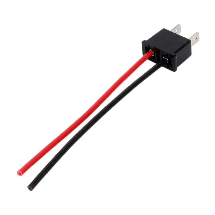 1 paire de douilles mâles de support d'ampoule H7 avec fil, H7