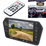 Écran de voiture TFT-LCD couleur 7 pouces 480*234 avec lecteur MP5 Bluetooth, supporte la fonction d'écran automatique inversé, 7 pouces 480*234