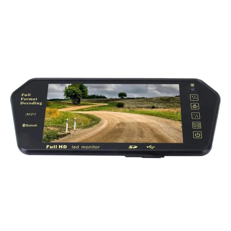 Écran de voiture TFT-LCD couleur 7 pouces 480*234 avec lecteur MP5 Bluetooth, supporte la fonction d'écran automatique inversé, 7 pouces 480*234