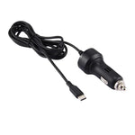 Adaptateur de chargeur de voiture USB-C/Type-C 2,4 A pour Nintendo Switch, longueur du câble : 2 m (noir), adaptateur de chargeur de voiture