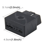 Appareil de positionnement GPS de véhicule OBD (GPS+2G GSM+SMS / GPRS) Système quadruple bande prenant en charge la clôture électronique et la demande de localisation par SMS, GPS OBD