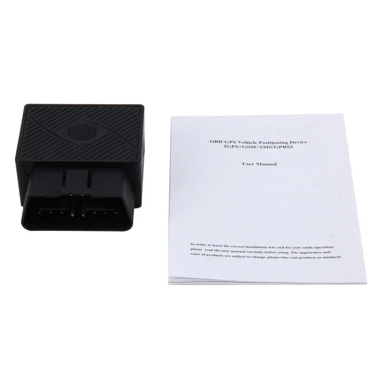 Appareil de positionnement GPS de véhicule OBD (GPS+2G GSM+SMS / GPRS) Système quadruple bande prenant en charge la clôture électronique et la demande de localisation par SMS, GPS OBD