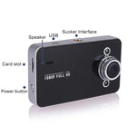 K6000 DVR voiture vidéo Full HD 720P 2,3 pouces angle large 90 degrés, support carte TF (max 32GB) / détection de mouvement, avec 2 lampes de remplissage vision nocturne, K6000