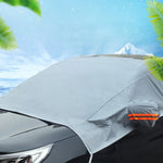 Housse de protection pare-brise voiture contre la neige, pare-soleil, tissu anti-givre, 240 x 210 cm
