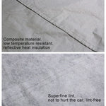 Housse de protection pare-brise voiture contre la neige, pare-soleil, tissu anti-givre, 240 x 210 cm